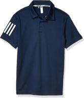 👕 adidas 3 stripes large boys' white shirt: active and stylish clothing logo