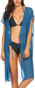 img 3 attached to Ekouaer Womens Summer Swimwear Chiffon Women's Clothing and Swimsuits & Cover Ups