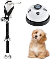 🔔 jimejv dog doorbells: premium pet training bells for effective potty training and communication - large loud dog bell cat puppy interactive toys logo