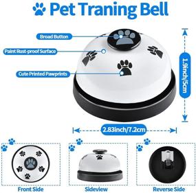 img 3 attached to 🔔 JIMEJV Dog Doorbells: Premium Pet Training Bells for Effective Potty Training and Communication - Large Loud Dog Bell Cat Puppy Interactive Toys