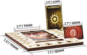 img 1 attached to 🎮 Optimize Your Gaming Experience with JOTL Player Character Dashboard: HP & XP Dial Trackers, Set of 2 | Birch Plywood Hero Organizer | Space-Saving Solution for Gloomhaven Jaws of the Lion