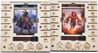 🎮 optimize your gaming experience with jotl player character dashboard: hp & xp dial trackers, set of 2 | birch plywood hero organizer | space-saving solution for gloomhaven jaws of the lion logo