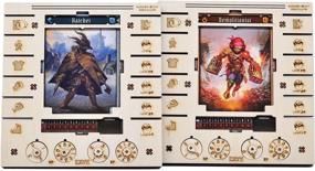 img 4 attached to 🎮 Optimize Your Gaming Experience with JOTL Player Character Dashboard: HP & XP Dial Trackers, Set of 2 | Birch Plywood Hero Organizer | Space-Saving Solution for Gloomhaven Jaws of the Lion