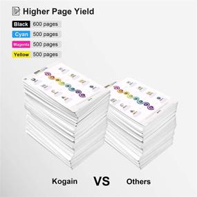 img 1 attached to 🖨️ Kogain Compatible Ink Cartridges for Brother LC51 - Replacement for Brother MFC-240C MFC-440CN MFC-465CN MFC-665CW Printer | 15-Pack (6 Black, 3 Cyan, 3 Magenta, 3 Yellow)