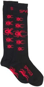 img 2 attached to Носки Spyder Girls Socks Black Hibiscus