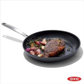 img 3 attached to 12-Inch OXO Good Grips Pro Nonstick Dishwasher Safe Frying Pan in Black