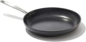 img 4 attached to 12-Inch OXO Good Grips Pro Nonstick Dishwasher Safe Frying Pan in Black