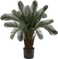 🌿 uv resistant 2-foot cycas tree, green - nearly natural artificial plant for indoor/outdoor use логотип