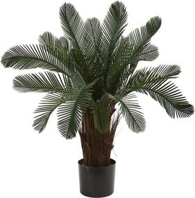 img 3 attached to 🌿 UV Resistant 2-Foot Cycas Tree, Green - Nearly Natural Artificial Plant for Indoor/Outdoor Use