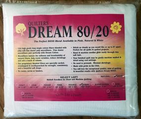 img 1 attached to 🛏️ Optimized for SEO: Queen Size 108"X93" Quilter's Dream 80/20 Select Loft Batting, White