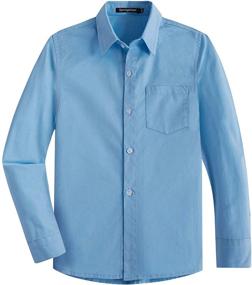 img 4 attached to Spring Gege Sleeve Formal Cotton Boys' Clothing: Stylish Tops, Tees & Shirts