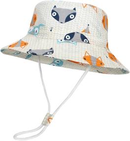 img 4 attached to ESTAMICO Girls Bucket Protection Toddler Boys' Accessories : Hats & Caps