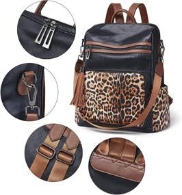 img 2 attached to Elevate Your Style with OPAGE Designer Convertible Women's Handbags & Wallets: Fashion Backpacks and Shoulder Bags at Your Fingertips