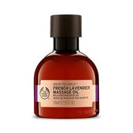 the body shop french lavender massage oil - unwind with 170ml of relaxation logo