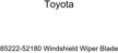 toyota 85222 52180 windshield wiper blade logo