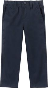 img 3 attached to 👖 Nautica Uniform Black Medium Boys' Pants - Front-Facing Design