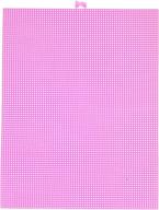 🎨 neon pink mesh plastic canvas - 10.5 x 13.5" – enhanced for seo logo