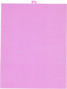 img 1 attached to 🎨 Neon Pink Mesh Plastic Canvas - 10.5 x 13.5" – Enhanced for SEO