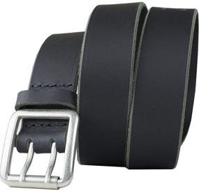 img 4 attached to 🎩 Ridgeline Trail: Premium Black Belt Leather Men's Accessories - Enhance Your Style with Timeless Elegance