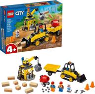 bulldozer building blocks by lego - constructible pieces logo
