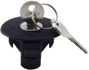 img 3 attached to 🔒 FANLIDE Locking Fuel Gas Plug Cap w/ Keys 8U5Z-9C268-B | Compatible with 09-14 Ford F-150 F150