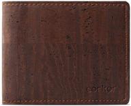 corkor wallet bifold cruelty leather men's accessories and wallets, card cases & money organizers logo