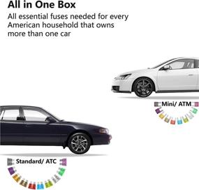 img 1 attached to 🔌 UL Listed MulWark 220pc ClearMark Assorted Standard Auto Car Truck Blade Fuses Set - Complete Automotive Fuse Assortment Kit Including Puller for Easy Replacement