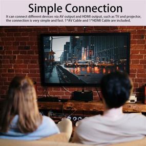 img 3 attached to DVD-плеер для телевизора с пультом ДУ, HDMI AV-выходом, зоной свободного доступа - включает кабель HDMI/AV Cable