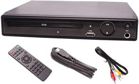 img 4 attached to DVD-плеер для телевизора с пультом ДУ, HDMI AV-выходом, зоной свободного доступа - включает кабель HDMI/AV Cable