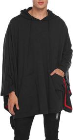 img 3 attached to Coofandy Unisex Casual Hooded Poncho