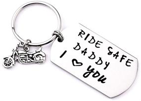 img 4 attached to 🏍️ Motorcycle Message Keychain for Grandparents - VU100