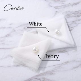 img 1 attached to Casdre Wedding Chapel Length Bridal Women's Accessories