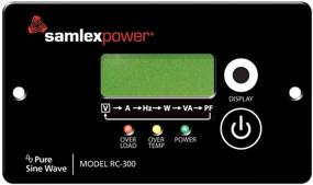 img 1 attached to 🔌 Enhance Control with Samlex America RC-300 Inverter Remote for Pst-3000-12