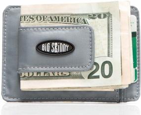 img 2 attached to Big Skinny Magnetic Money Wallet Men's Accessories