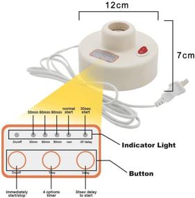 img 2 attached to 🔌 Universal Socket Adapter: Versatile and Adjustable Fixtures Converter