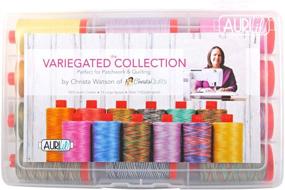 img 1 attached to 🧵 Variegated Collection Aurifil Thread Kit by Christa Watson: 12 Large Spools 50 Weight CW50VC12, Assorted Colors for Versatile Sewing Projects