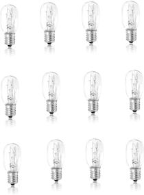 img 4 attached to 🔌 Mandala Crafts Himalayan Salt Lamp Replacement Light Bulb 12 Pack - E12 15-Watt Bulbs for Salt Rock Lamps & Night Lights