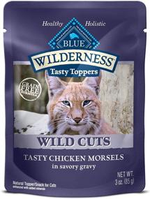 img 4 attached to 🐱 Blue Buffalo Wilderness High Protein Grain Free Wet Cat Food, 3-oz Pouches (Pack of 24) – Natural Wild Cuts for Adult Cats