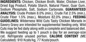 img 3 attached to 🐱 Blue Buffalo Wilderness High Protein Grain Free Wet Cat Food, 3-oz Pouches (Pack of 24) – Natural Wild Cuts for Adult Cats