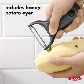 img 1 attached to 🍏 Effortless Peeling Made Easy with OXO Good Grips Prep Y-Peeler