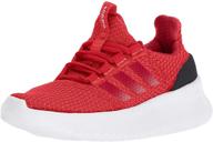 scarlet girls' adidas cloudfoam ultimate running shoes and athletic footwear logo