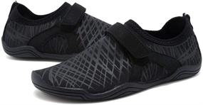 img 3 attached to 👟 GLOBTOUCH Comfortable Lightweight Walking Athletic Shoes for Boys - ADTSX Black (Size 34)