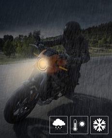 img 1 attached to 🏍️ Zmoon 5.75 inch LED Motorcycle Headlight with Angel Eyes for Harley Davidson Iron 883 Dyna Sportster Softail Street Bob Super Wide Glide Low Rider Night Rod Train Deuce