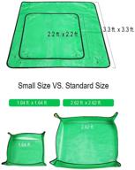 vimoa repotting mat: waterproof indoor potting tarp for easy apartment gardening and succulents transplantation - 2.2 ft. x 2.2 ft. (green-1) logo