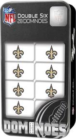 img 2 attached to 🏈 MasterPieces New Orleans Saints Double Six Dominoes: Illuminate game night with official NFL team pride!