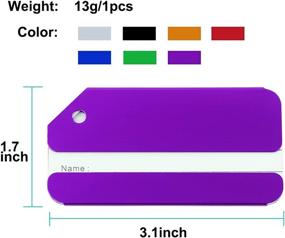 img 1 attached to Uxcell Aluminium Luggage Suitcase Baggage