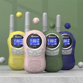 img 2 attached to Rechargeable Talkies with Channels Activities Q168P - Pink, Green, Blue, Yellow