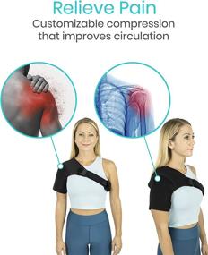 img 3 attached to 🔁 Vive Shoulder Brace: Effective Rotator Cuff Compression Support for Men and Women