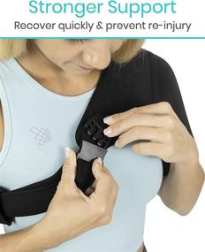 img 1 attached to 🔁 Vive Shoulder Brace: Effective Rotator Cuff Compression Support for Men and Women