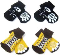 🐾 alfie pet - gari set of 4 indoor dog paw protection socks логотип